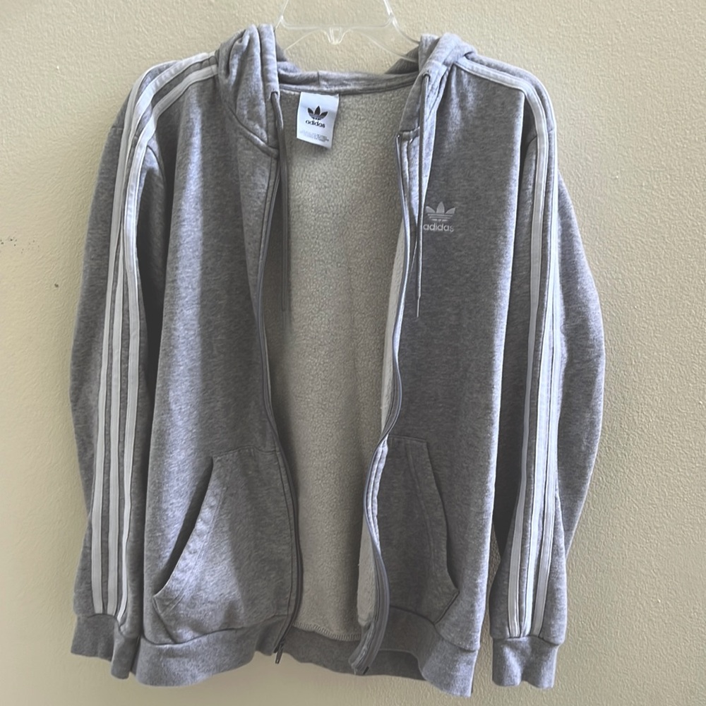 Like new Adidas Zip up hoodie Medium